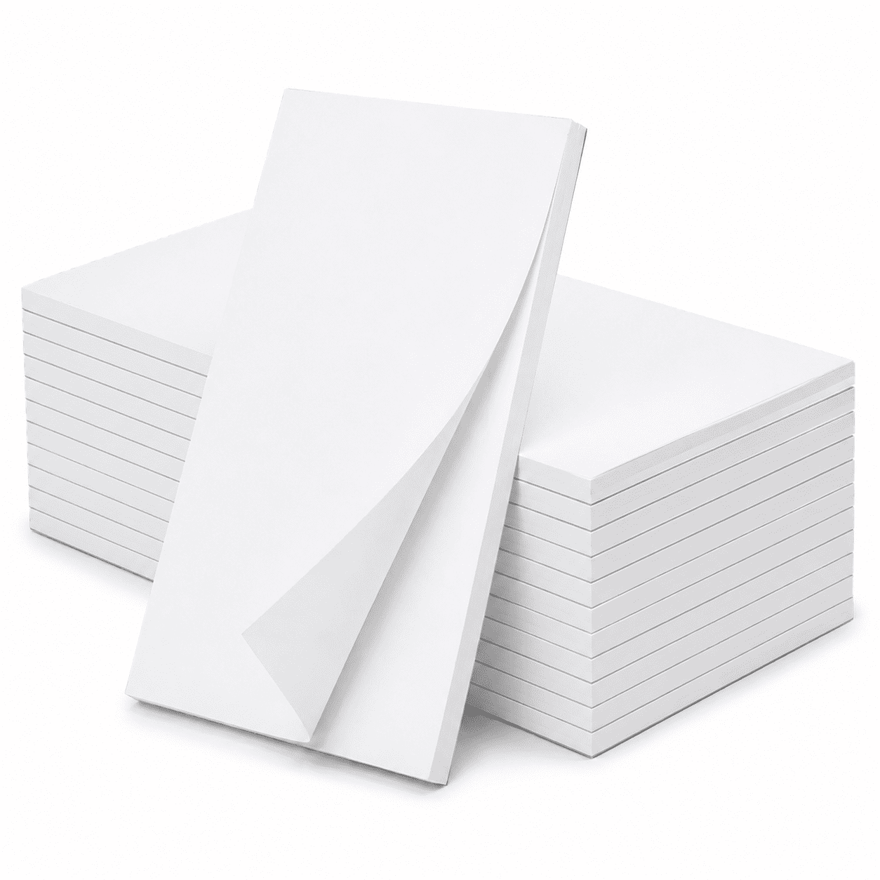 10 Pack Note Pads 5.5x8.5 Blank Memo Scratch Paper Server Notepad | 50 ...