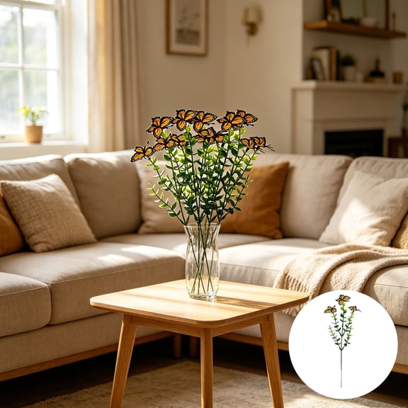10 Pack Of Artificial Flowers Wedding Decorations Living Room Ornaments Scene Arrangement Art Floral Arrangements