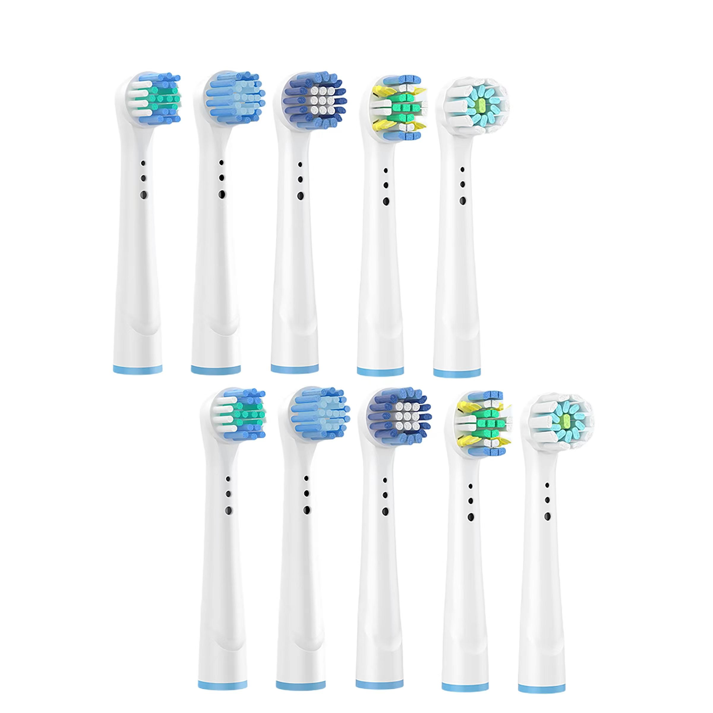 10 Pack Oral B Replacement Heads, for Gum Health Improvement and Plaque
