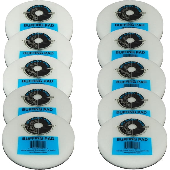 10 Pack Original JFJ Easy Pro Buffing Pads