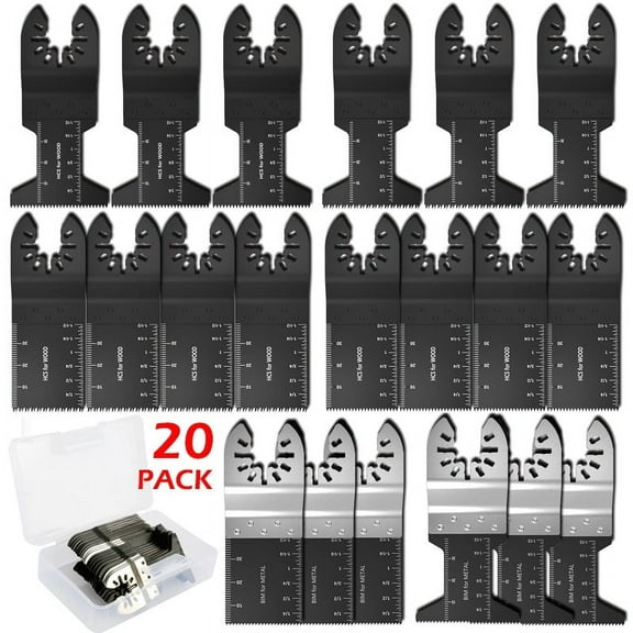 10 Pack Oscillating Multi-tool Blades Steel Saw Blade for Wood Plastics Metal