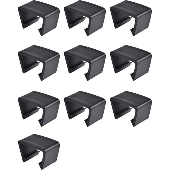 10 Pack Outdoor Patio Rattan Furniture Clips, Patio Wicker Rattan Sectional Modular Sofa Chair Connector Fasteners. (2.05 inch M)