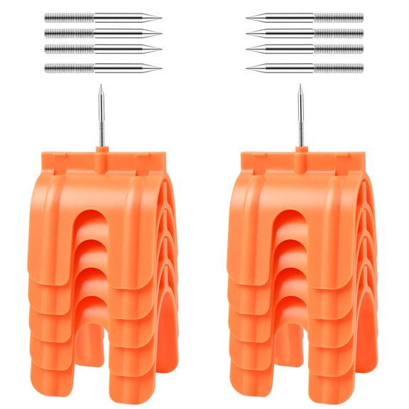 10 Pack Outlet Marker for Drywall, Marking Tool with Steel Sharp Tip for Electrical Outlets, Hard ABS Plastic Wire Protection Electrical Box Locator- No Measuring Needed