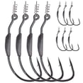 thumbnail image 1 of 10-Pack Paddle Tail Swimbaits — Soft Plastic Jerkbait Lures for Bass Fishing, 1 of 1
