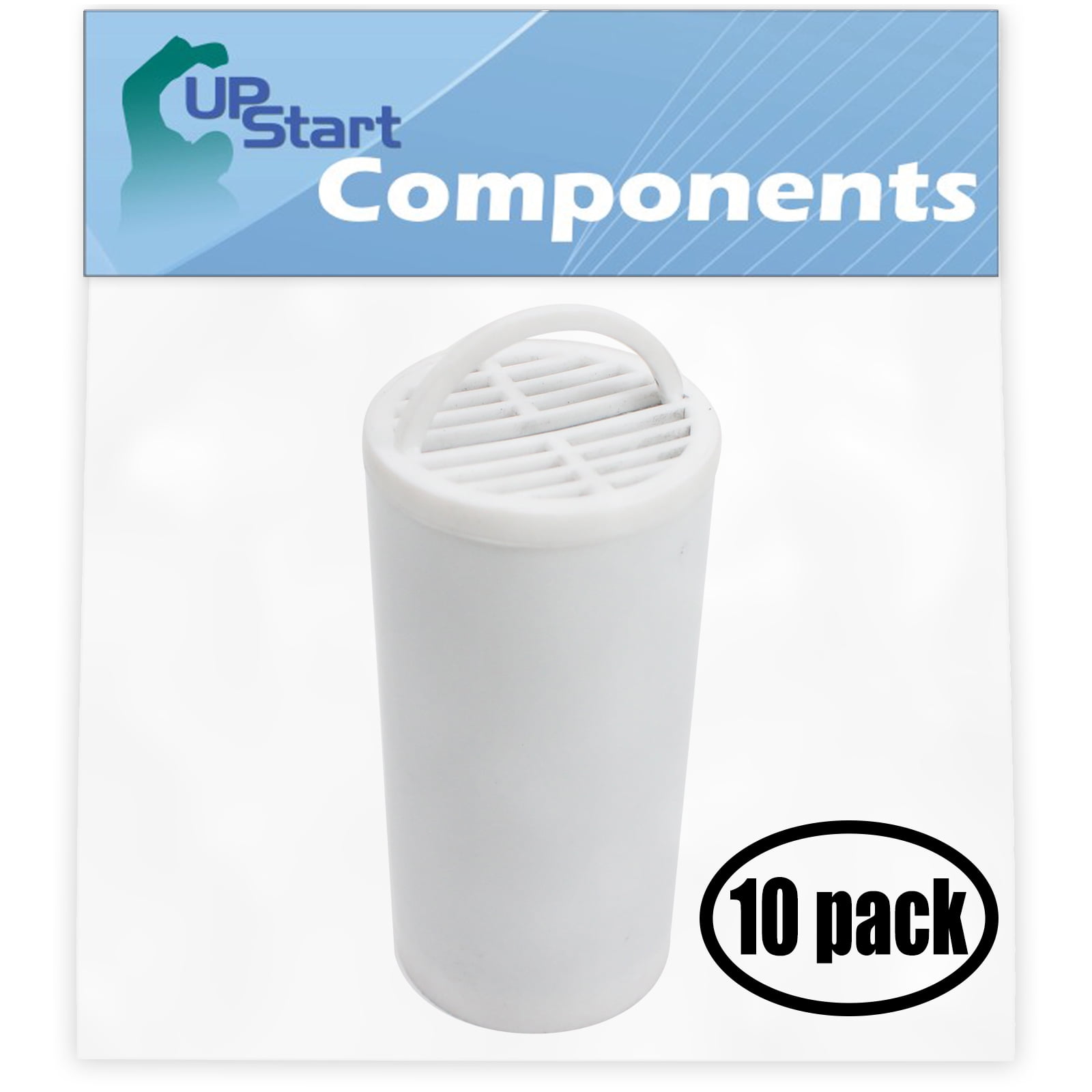 10-Pack Pet Water Fountain Carbon Filter Replacement for Petsafe Drinkwell 360 Multi-Pet Stainless Steel & Drinkwell 360 Plastic Pet Fountain - Compatible with PetSafe Drinkwell Filters PAC00-16152