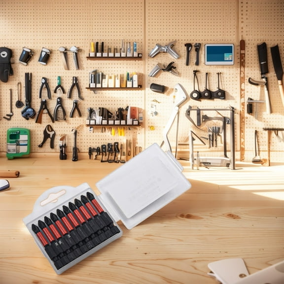 10 Pack Ph2 Magnetic Screwdriver Bit Set Anti-Slip Long Driver Drill Bits 50Mm