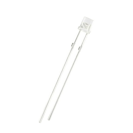 Uxcell 0.12'' Photosensitive Diode Photodiodes Light Sensitive Sensors Plastic Metal Silver Tone 10 Pack