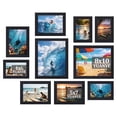 thumbnail image 1 of 10 Pack Picture Frames Collage Wall Decor, Gallery Frame Set for Wall Mounting or Tabletop Display, Photo Gallery Frame Set for Family, Including 2pcs 8x10, 4pcs 5x7, 4pcs 4x6, Black, 1 of 8
