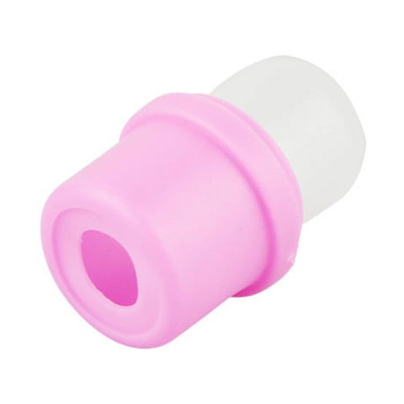 10-Pack Pink Acrylic Nail Soak Caps | UV Gel Polish Remover Soakers for Salon & Home Use (39mm x 23mm)