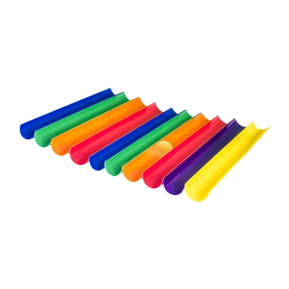 10 Pack Pipeline Challenge Team Building Game Colorful Plastic Tubes for Adult and Teen Outdoor Group Exercise