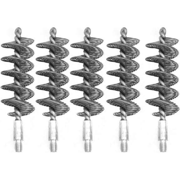 10 Pack Pistol Gunsmith Tornado Bore Brush for Rifle Pistol Shotgun 8-32 M5 Thread (12GA)