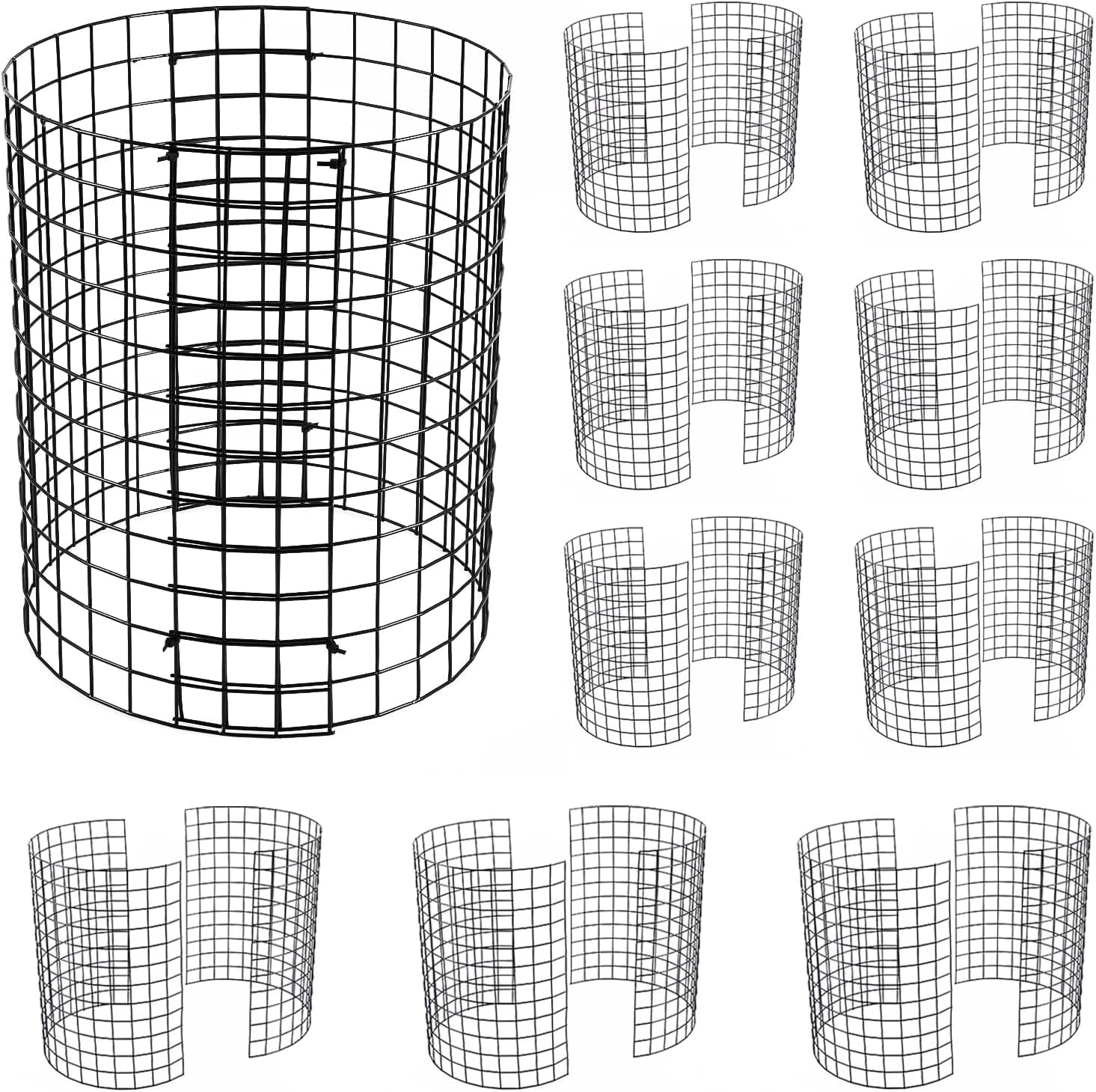 10 Pack Plant Protector from Animals, 14'' Dia x 14'' H Garden Protection from Rabbits Chickens
