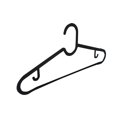 thumbnail image 1 of 10 Pack Plastic Clothes Hangers, Heavy-Duty Hanging Hooks for Closet, Multifunctional Drying and Display Hangers, Space-Saving Storage for Home & Dorm Use, 1 of 5