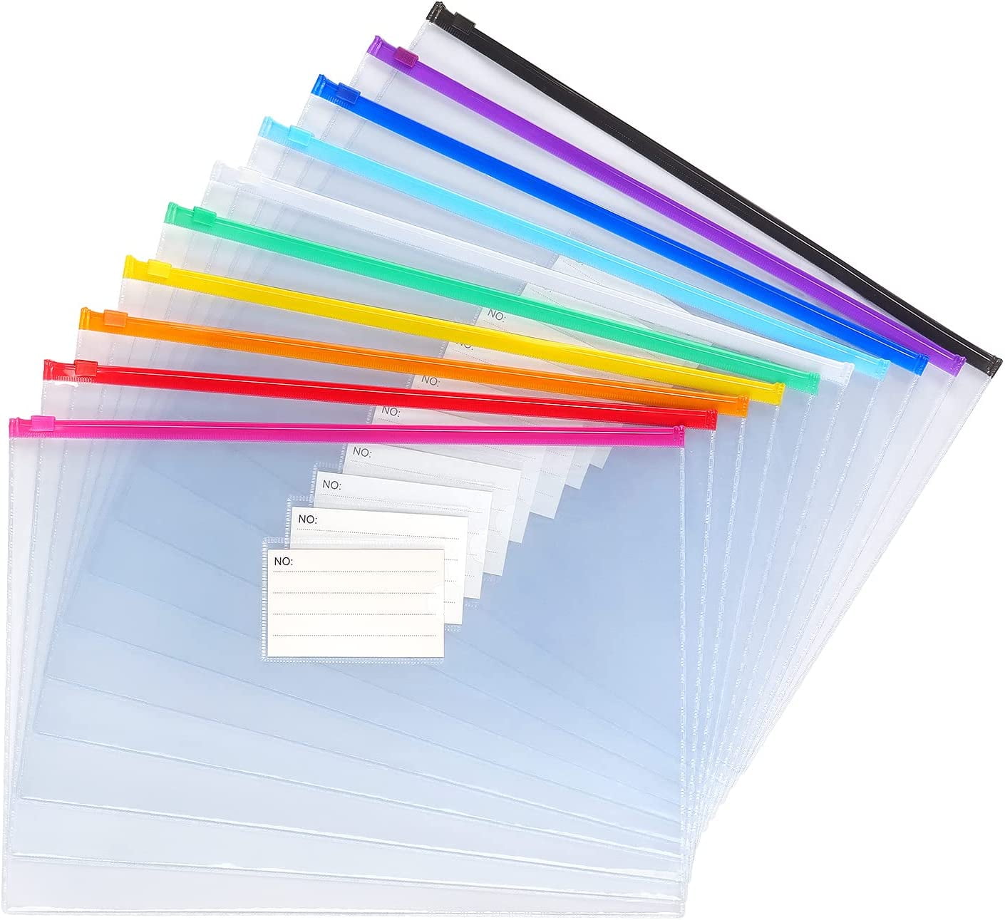 10 Pack Plastic Envelope Poly Zip Envelop Plastic Envelopes Files ...