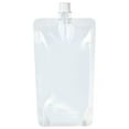 thumbnail image 1 of 10 Pack Plastic Flasks Reusable Drink Pouches | Leak Proof Concealable Water Bags with Funnel for Travel Outdoor Camping Hiking, 1 of 3