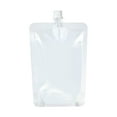 thumbnail image 1 of 10 Pack Plastic Flasks Reusable Drink Pouches | Leak Proof Concealable Water Bags with Funnel for Travel Outdoor Camping Hiking, 1 of 8