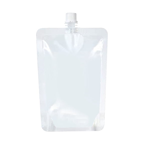 10 Pack Plastic Flasks Reusable Drink Pouches | Leak Proof Concealable Water Bags with Funnel for Travel Outdoor Camping Hiking