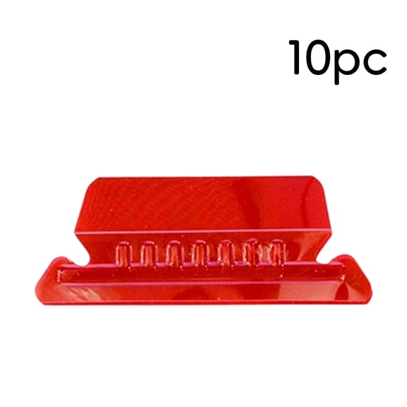 10 Pack Plastic Hanging File Folder Tabs, Removable Index Labels for Quick Document Organization and Clear Identification, Easy to Read Office Filing Supplies