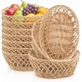 10 Pack Plastic Oval Basket, 10