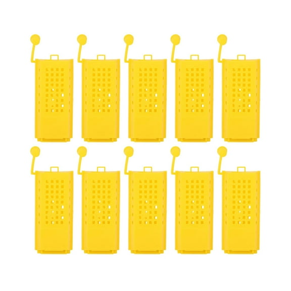 1 Pack Plastic Queen Bee Cages for Safe Transport and Catching, Essential Beekeeping Tools