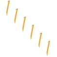 thumbnail image 1 of 10 Pack Plastic Tent Stakes - 9 Inch Heavy Duty Beach Tent Pegs Sand Stakes - Essential Outdoor Gear for Camping, Backpacking, Gardening and More （Orange）, 1 of 5