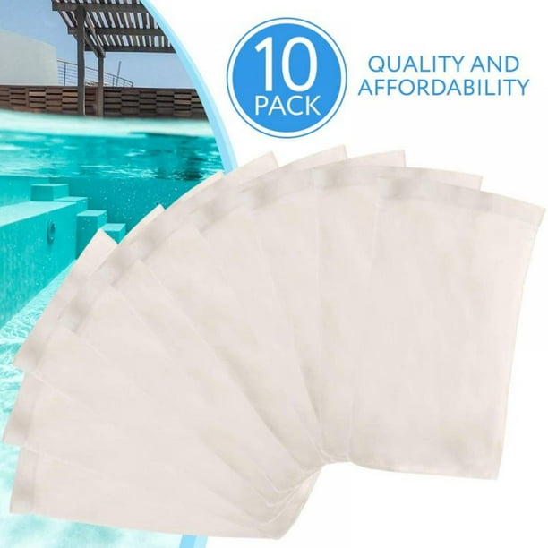 10Pack of Pool Skimmer Socks Excellent Savers for Pool Filters, Baskets, and Skimmers The