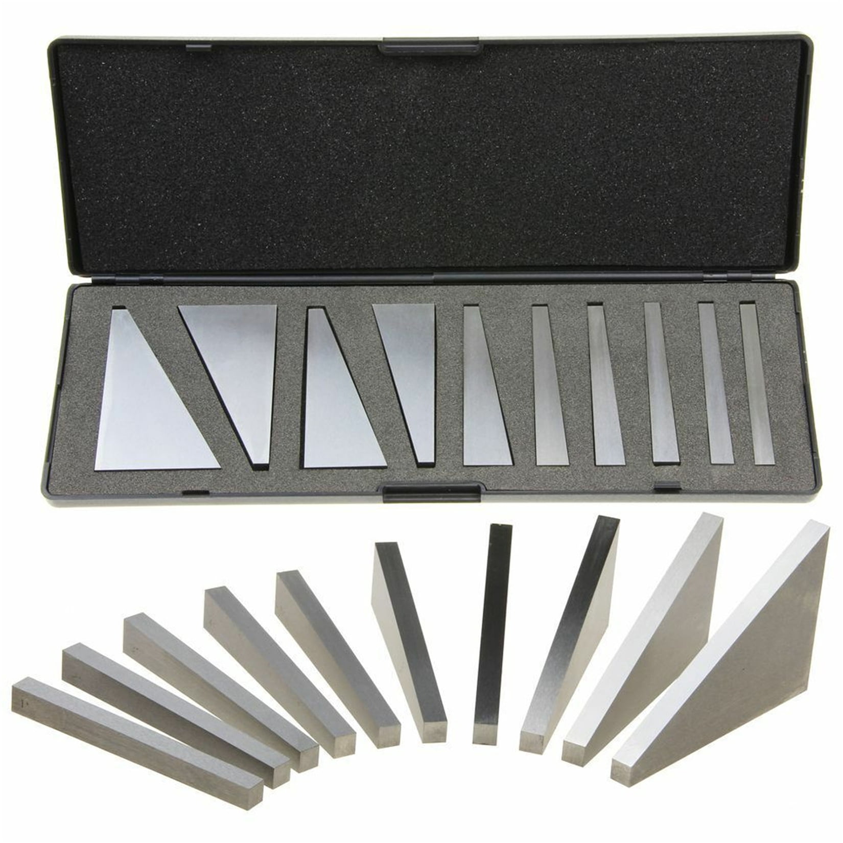 10 Pack Precision Angle Block Set Machinist Tools, 1 to 5 Degree & 5 to ...