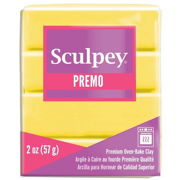Premo! Sculpey 2oz Sunshine Oven-Bake Clay - Non-toxic Clay for Sculpting, Jewelry, Modeling, School Projects, Arts & Crafts - Bulk 10 Pack