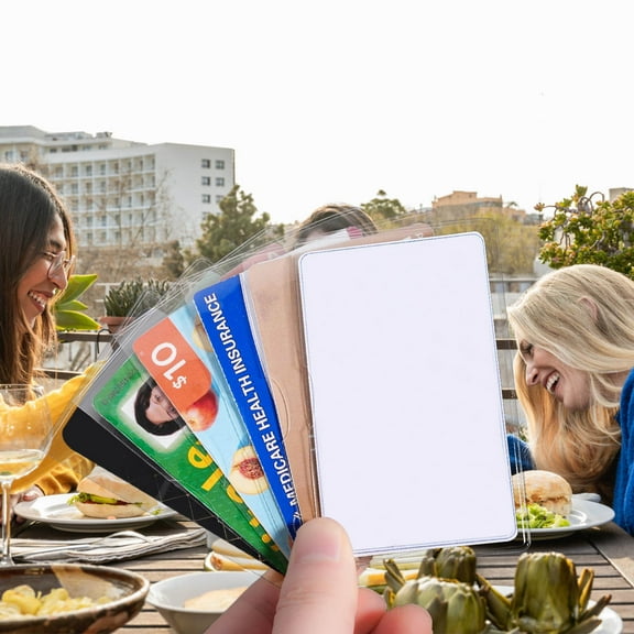 10-Pack Protective Card Holders for Important Documents and Credit Cards, Durable Sleeve Covers