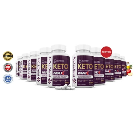 (10 Pack) Proton Keto ACV Extreme Pills 1675mg Alternative to Gummies Dietary Supplement 600 Capsules