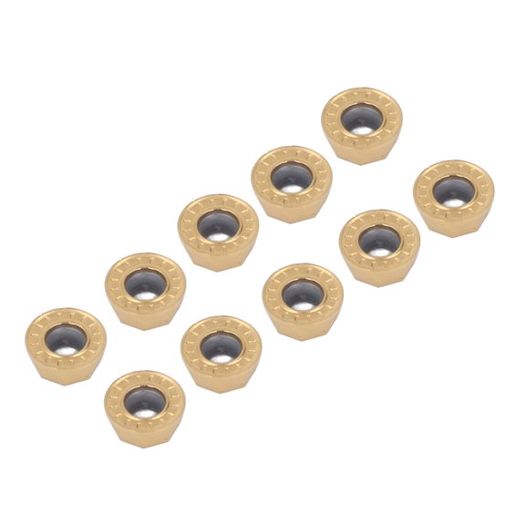 10-Pack RPMT1204 Carbide Turning Inserts for Steel Milling and Machining 10Pcs metal Processing RPMT1204