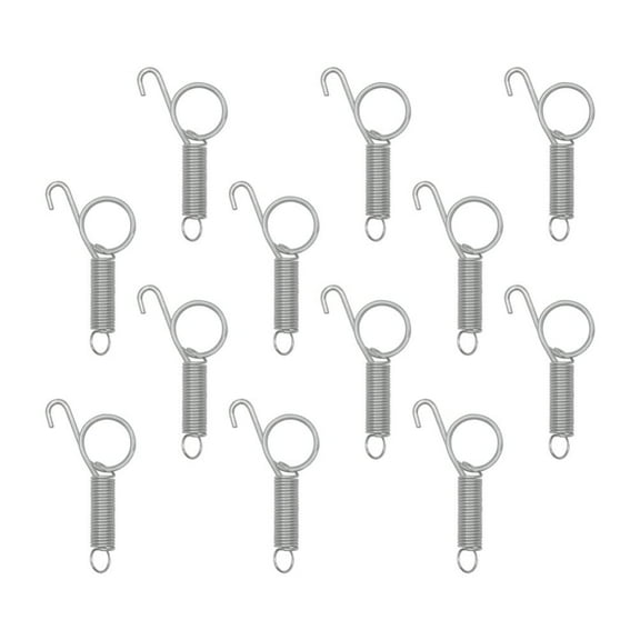 10 Pack Rabbit Cages Door Spring Latch Hook, Multi-Functional Metal Pet Cages Door Spring Latch for Fixing Small Animal, Rabbit, Dog, Cat, Parrot, Guinea Pig, Squirrel, Pet Cage Door