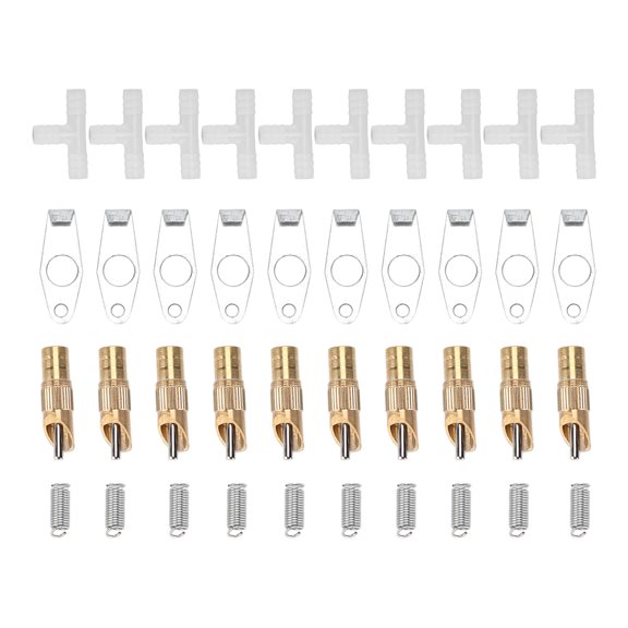 10 Pack Rabbit Water Feeder Copper Rabbit Nipple Drinker Feeder For Bunny Rodent Poultry