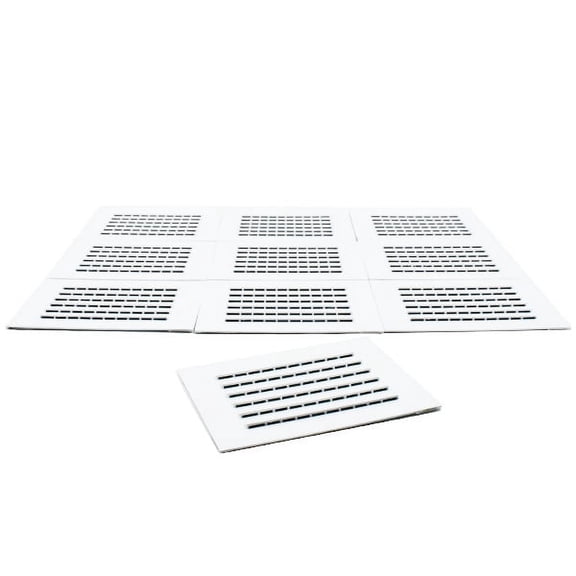 10-Pack Rectangular Adhesive Vent