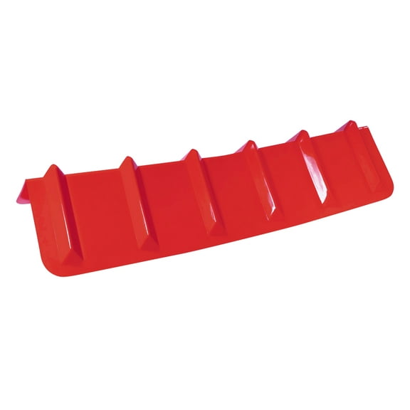 10 Pack Red Flatbed Edge Protectors - 8" x 8" x 36" |  V Shaped Winch Ratchet Straps Plastic Corner Protector for Flatbed Cargo Load