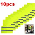10 Pack Reflective Safety Vest in Bulk, High Visibility Mesh Vest with