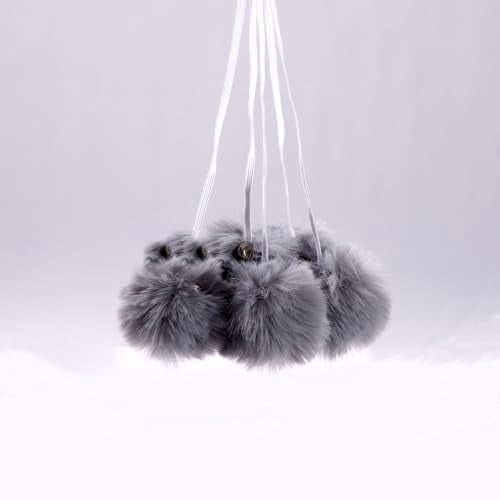 10-Pack Replaceable Cat Dangling Toy with Bell, Cat Scratching Post Cat Tree Tower Replacement Attachment Ball Toy