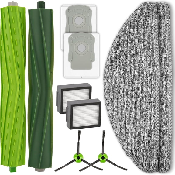 10 Pack Replacement Accessories Kit Compatible with iRobot Roomba Combo i5, i5+, j5, j5+ Robot Vacuum