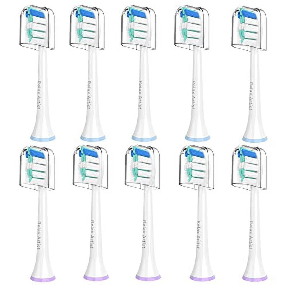 10 Pack Replacement Brush Heads,Compatible with Philips Sonicare ...