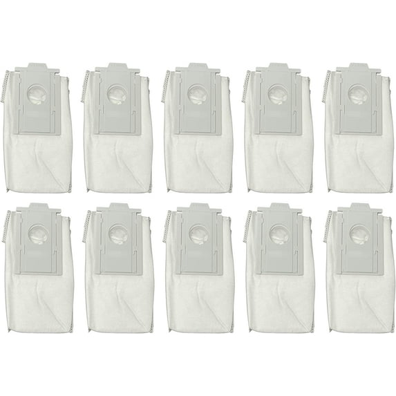 10 Pack Replacement Dust Bags VCA-RDB95 for SAMSUNG Jet Bot +, Jet Bot AI + Plus Robot Vacuum Clean Station Base Dirt Dustbags Accessories Replacement Parts