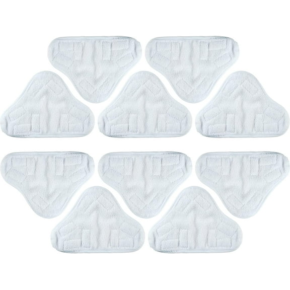 10 Pack Replacement Mop Pads Refills Compatible with Shark H2O Steam Mop X5,Microfiber Steam Mop Pads,Steam Mop Pads Floor Steam Triangle Pads