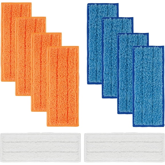 10 Pack Replacement Mopping Pads for iRobot Braava Jet 240 241 Wet Damp Dry Sweeping Pads Washable