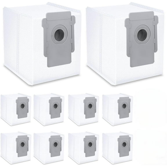 10 Pack Replacement Roomba Vacuum Bags, Compatible with iRobot Roomba i2/i3/i3+/i4/i4+/i6/i6+/i7/i7+/i7plus/i8++/E5/E6/E7 Series Automatic Disposal Dust Bags