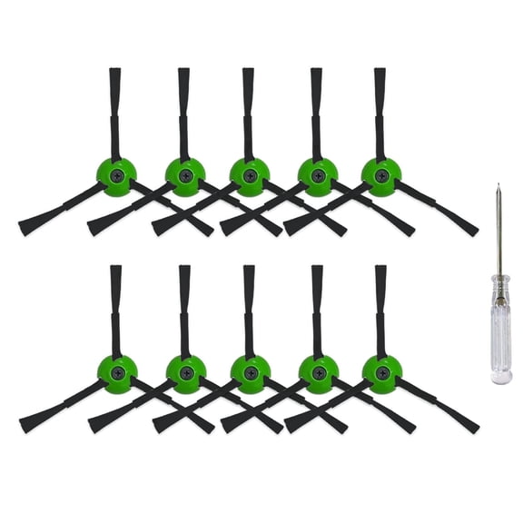 Bibemorol 10 Pack Replacement Side Brushes Compatible with iRobot Roomba i & j & e Series All Models, Edge-Sweeping Brushes Accessories for i1+/i2+/i3+/i4+/i5+/i6+/i7+/i8+/j6+/j7+/j8+/e5/e6 Robot Vac