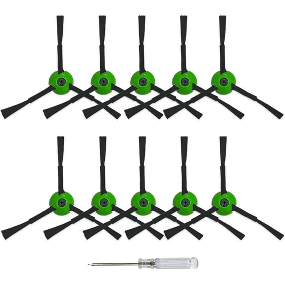 10 Pack Replacement Side Brushes Compatible with iRobot Roomba i & j & e Series All Models, Edge-Sweeping Brushes Accessories for i1+/i2+/i3+/i4+/i5+/i6+/i7+/i8+/j6+/j7+/j8+/e5/e6 Robot Vacuum