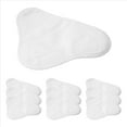 thumbnail image 1 of 10 Pack Replacement Steam Mop Microfiber Cloth Pad for Triangular Drag,10 x Steam Mop,White, 1 of 4