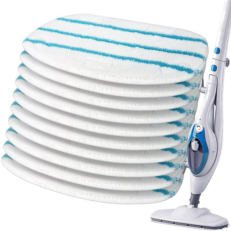 10 Pack Replacement Steam Mop Pads Compatible PurSteam PurSteam