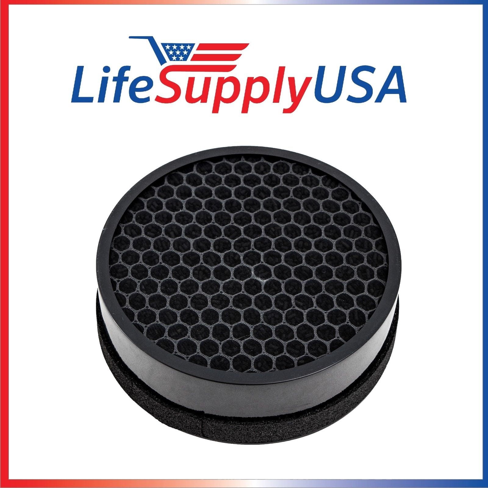 LifeSupplyUSA 5 Replacement True HEPA & Carbon Filter Sets for Levoit Air Purifier LV-PUR131 / LV-PUR131-RF