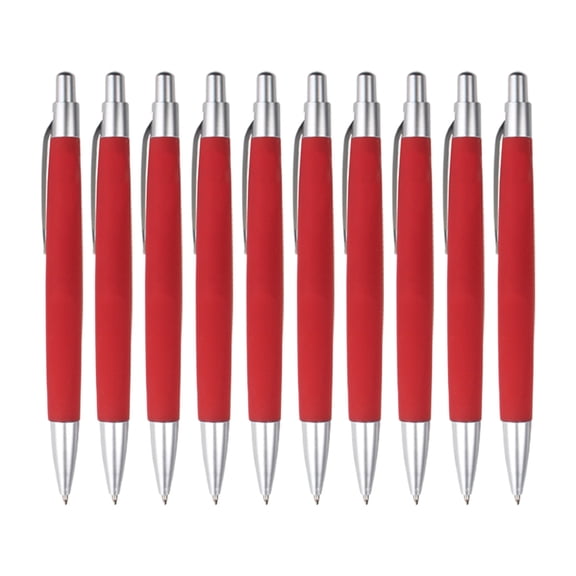 10-Pack Retractable Black Ballpoint Pens, Writing Ink Pens for Office, Campus, and Home Use, Reliable Everyday Pens for Note Taking, Journaling, and Campus Supplies