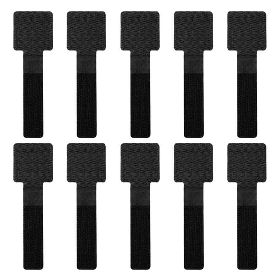 10 Pack Reusable Adjustable Hook Loop Straps Organizer For Wires Headphones Under Desk Cord Management Home Storage 10PCS